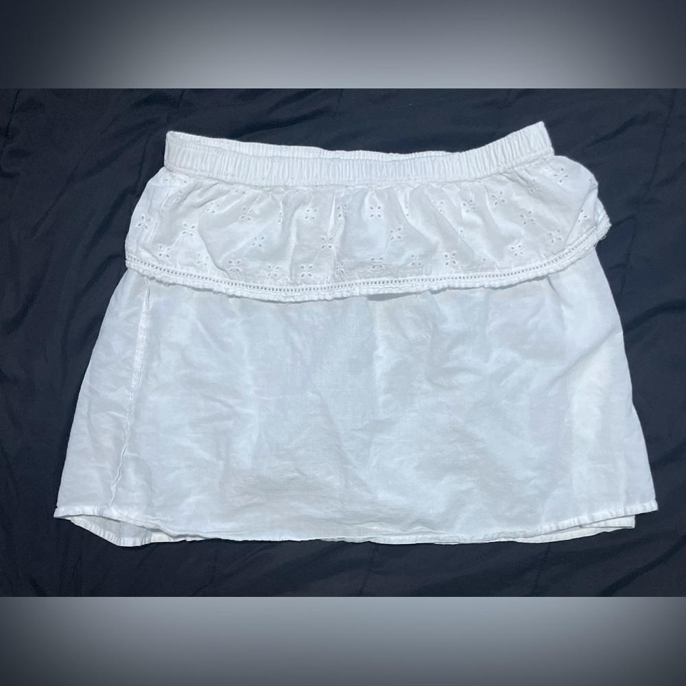 White cotton skirt